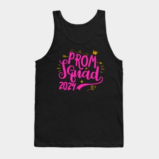 Prom Squad 2024 I Graduate Prom Class Of 2024 Tank Top